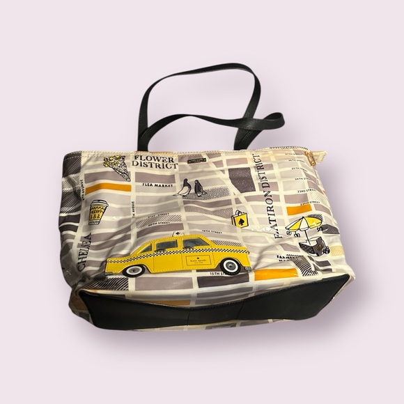 kate spade Handbags - Kate Spade Francis Tote Bag With New York Taxi Cab Design
